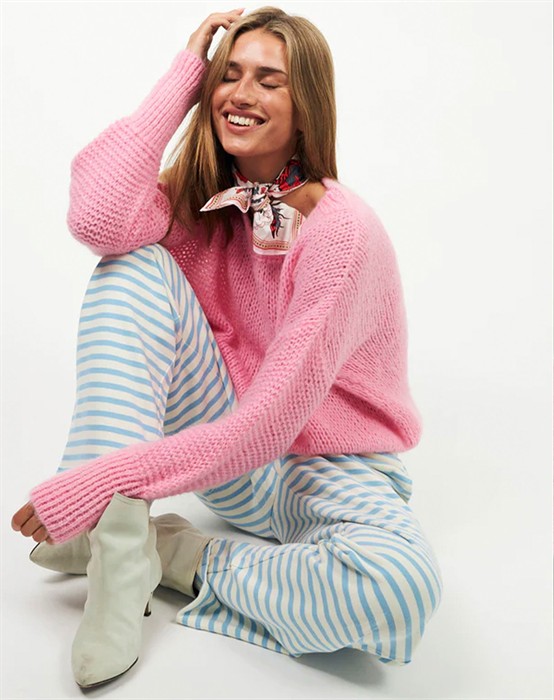 Isolde LL Strik - Light Pink